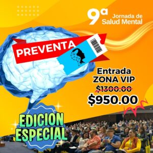Entrada Presencial VIP - Preventa - 9a Jornada de Salud Mental